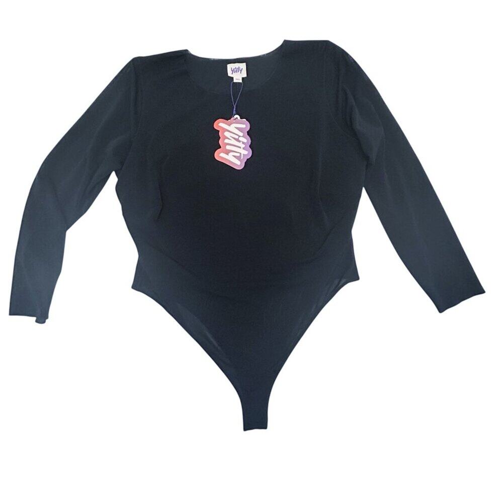 YITTY FABLETICS mesh thong bodysuit 4X NWT